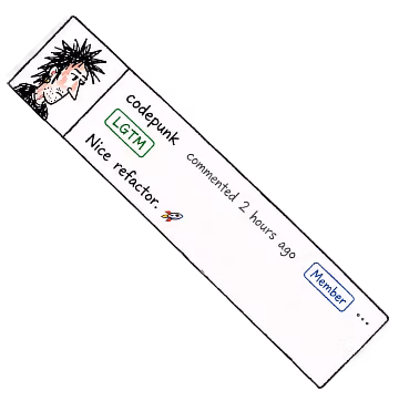 Code review comment screenshot
