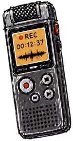 Voice recording icon